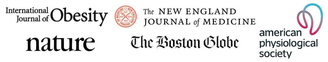 Nature, New England Journal of Medicine, The Boston Globe, American Physiological Society and International Journal of Obesity